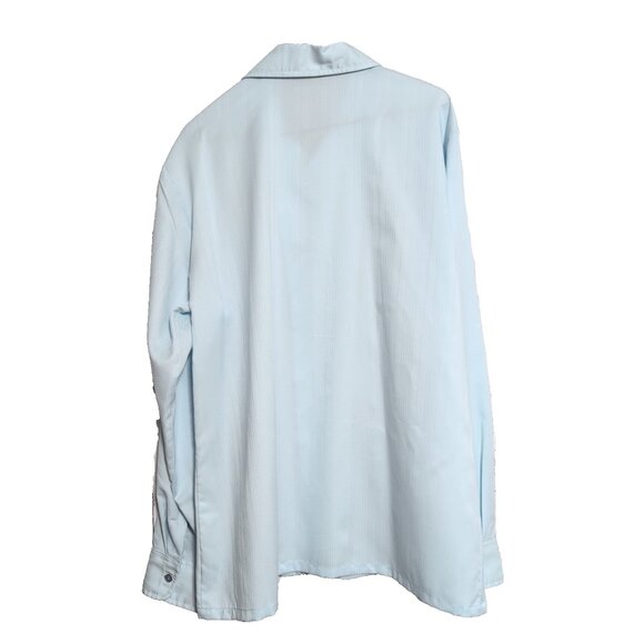 Vintage Adam Men's Dress Shirt sz XL 17-17.5 Light Blue VGC Made in Canada - Picture 2 of 12